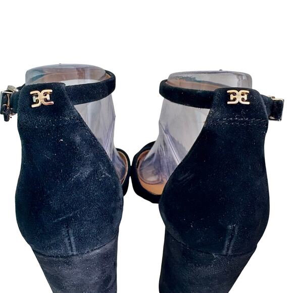 Sam Edelman Yancy Suede Block Heel Crossover Sandal Shoe 8.5 - Picture 6 of 9